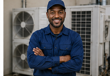 Professional refrigeration technician